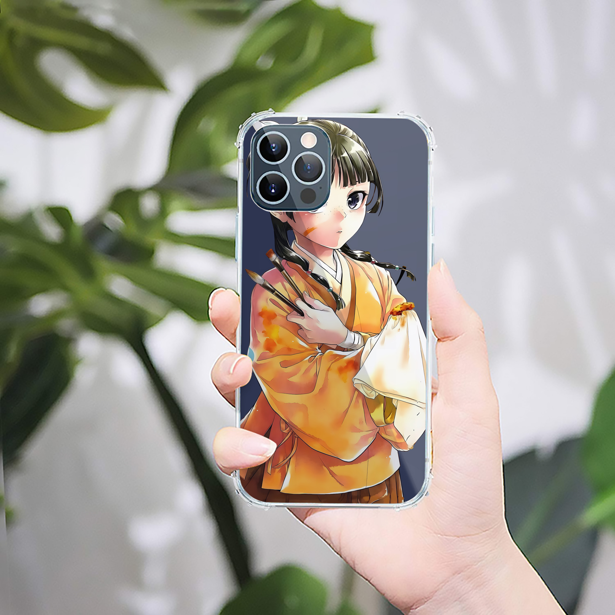 （画像用） 薬屋のひとりごと The Apothecary Diaries 【iPhone 12シリーズ対応】透明スマホケース（クリアソフトケース）